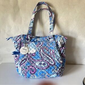 NEW Vera Bradley Disney Glenna Cinderella Paisley Satchel Handbag Shoulder Bag